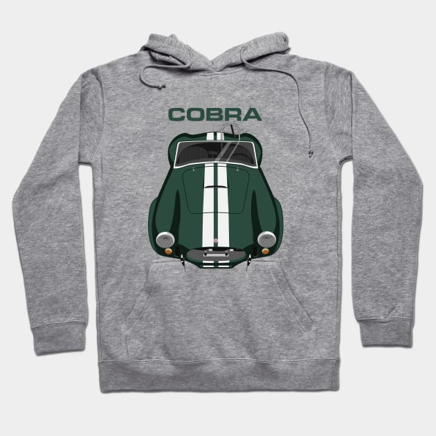 Shelby AC Cobra 427 - Green Hoodie by V8social